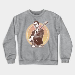 Roy Orbison /// Vintage Aesthetic Design Fanart Crewneck Sweatshirt